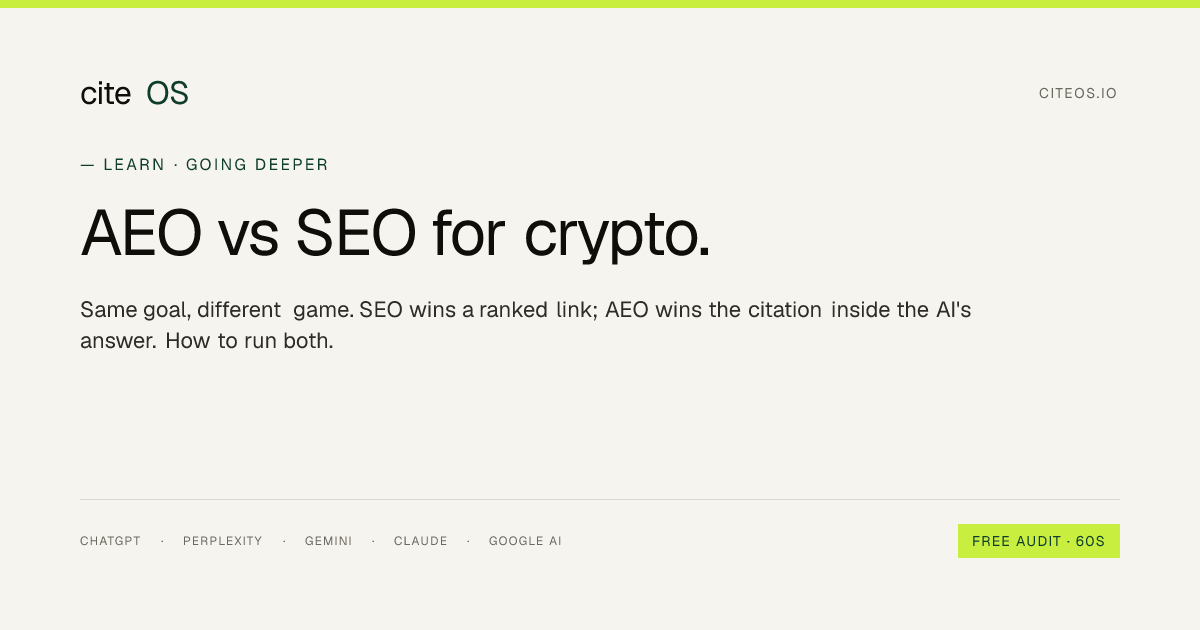 AEO vs SEO
