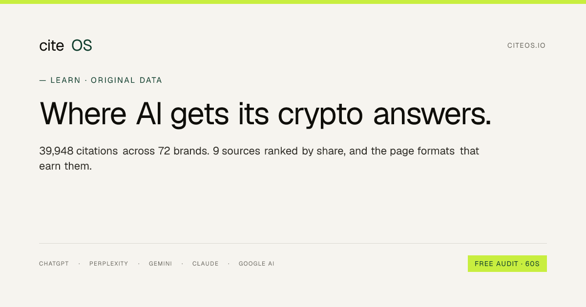 Where AI gets its crypto answers